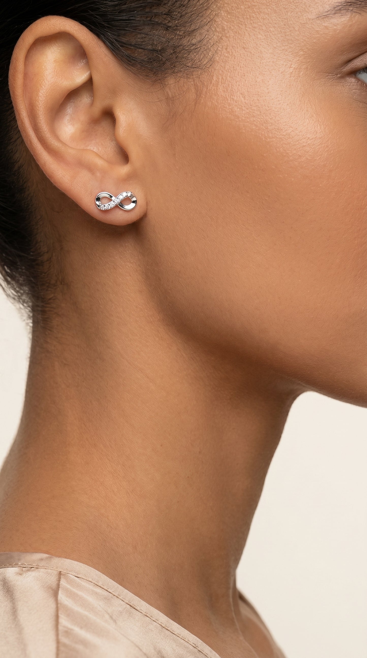 Silver Earrings – Infinity Sign